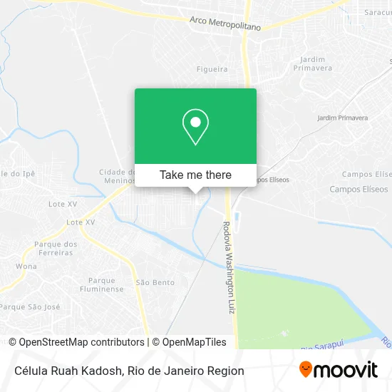 Célula Ruah Kadosh map