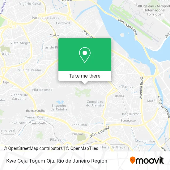 Kwe Ceja Togum Oju map