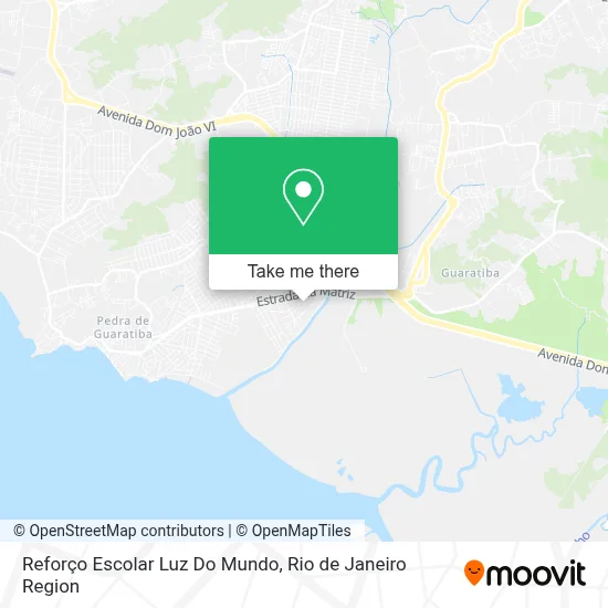 Reforço Escolar Luz Do Mundo map