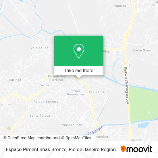 Espaço Pimentinhas Bronze map