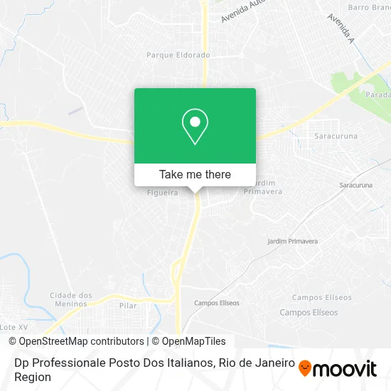 Dp Professionale Posto Dos Italianos map