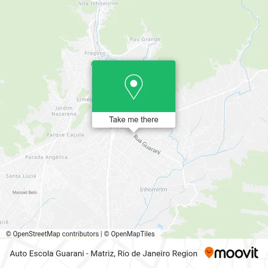 Auto Escola Guarani - Matriz map