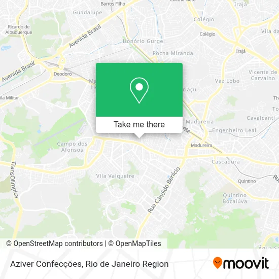 Aziver Confecções map