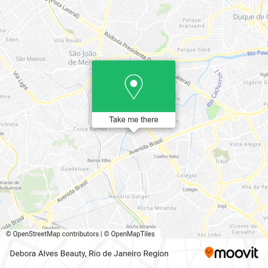 Debora Alves Beauty map