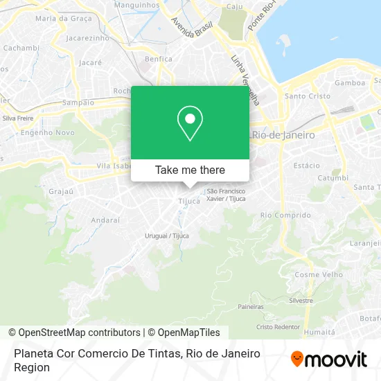Planeta Cor Comercio De Tintas map
