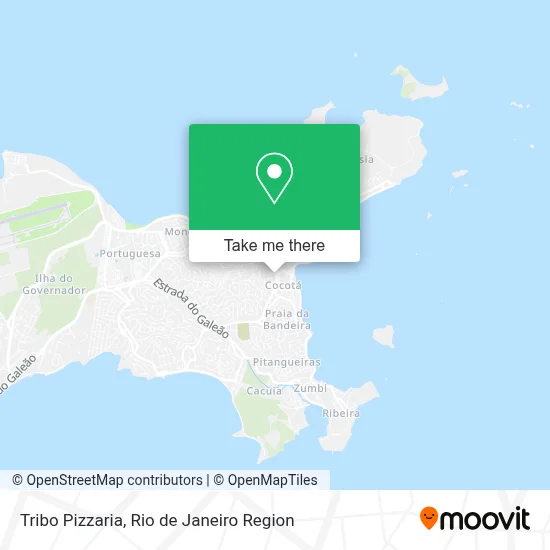 Tribo Pizzaria map