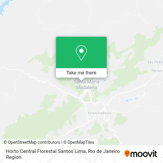 Horto Central Florestal Santos Lima map