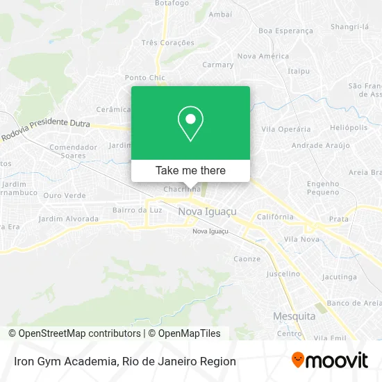 Iron Gym Academia map
