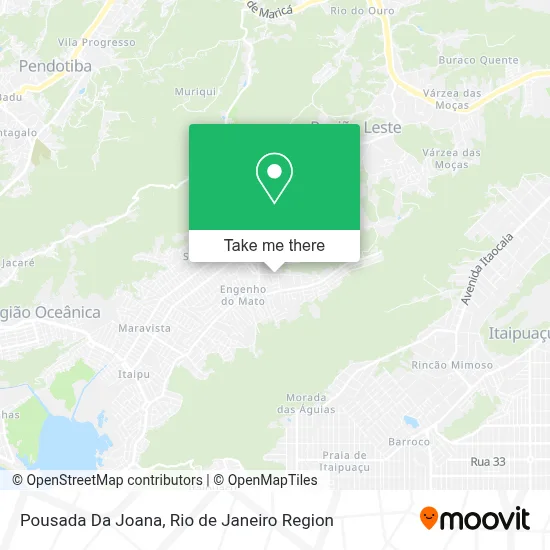 Pousada Da Joana map