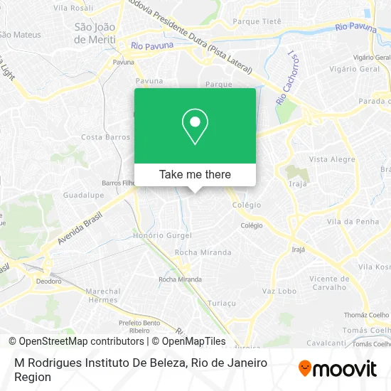 M Rodrigues Instituto De Beleza map
