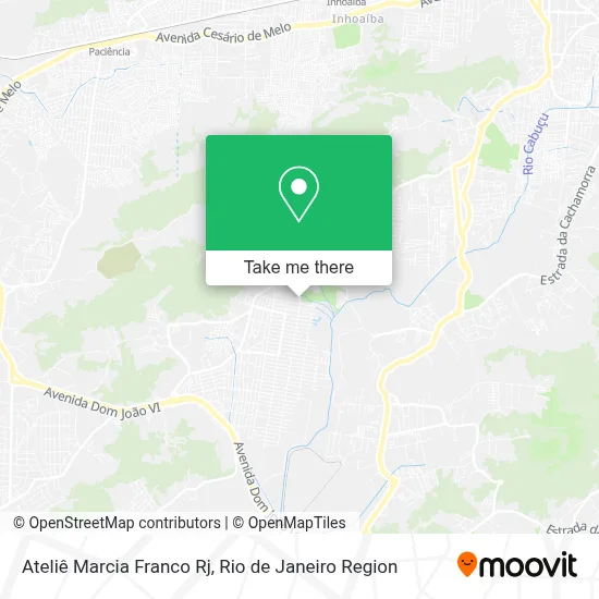 Ateliê Marcia Franco Rj map