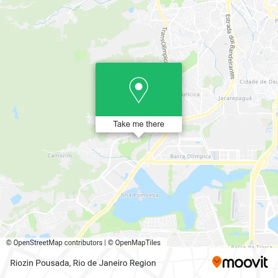 Riozin Pousada map
