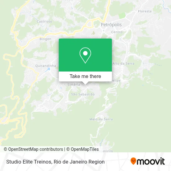 Studio Elite Treinos map
