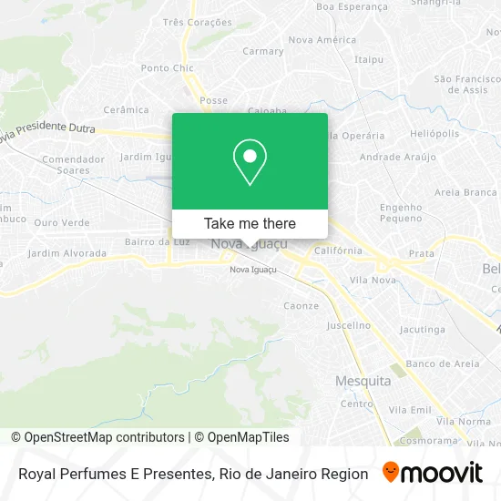 Royal Perfumes E Presentes map
