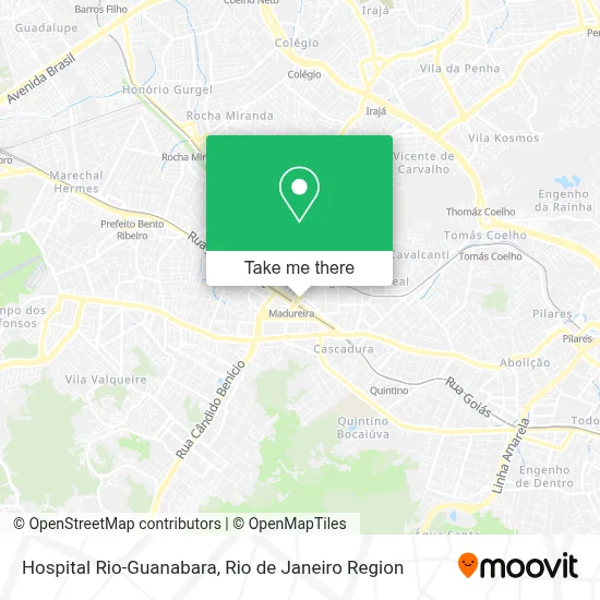 Hospital Rio-Guanabara map