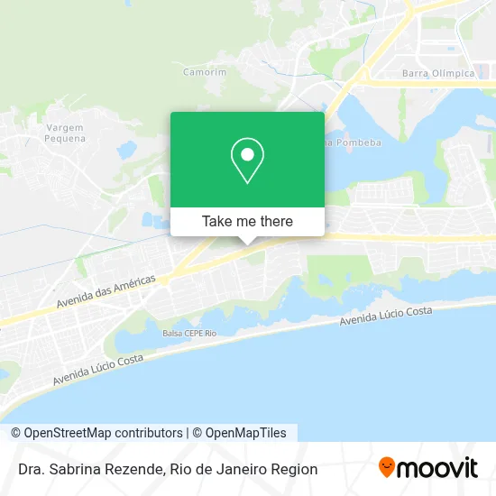 Dra. Sabrina Rezende map