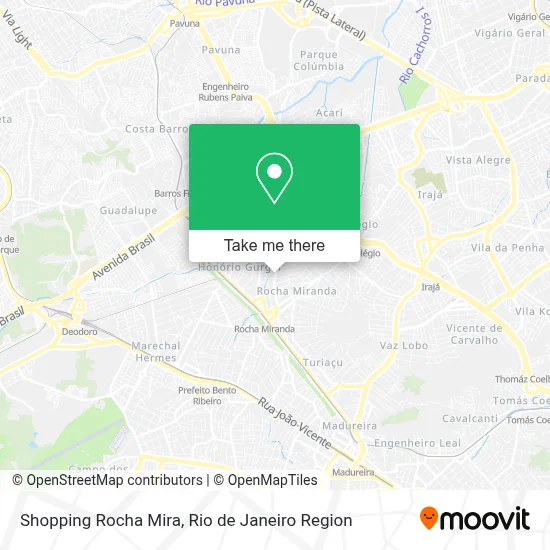 Shopping Rocha Mira map
