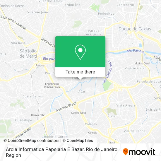 Arcla Informatica Papelaria E Bazar map