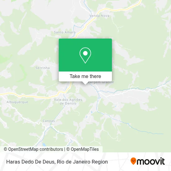 Haras Dedo De Deus map