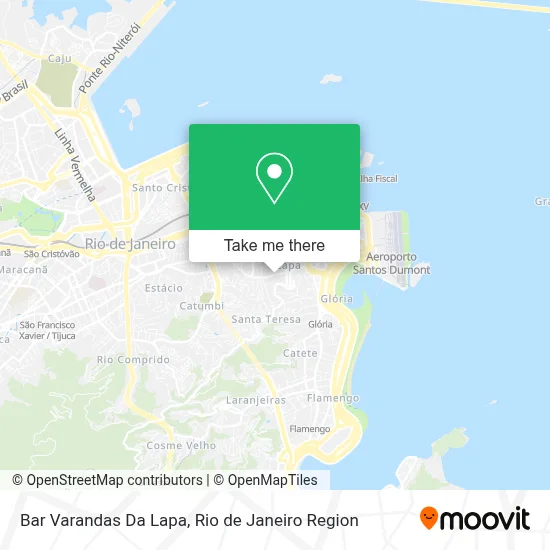 Bar Varandas Da Lapa map