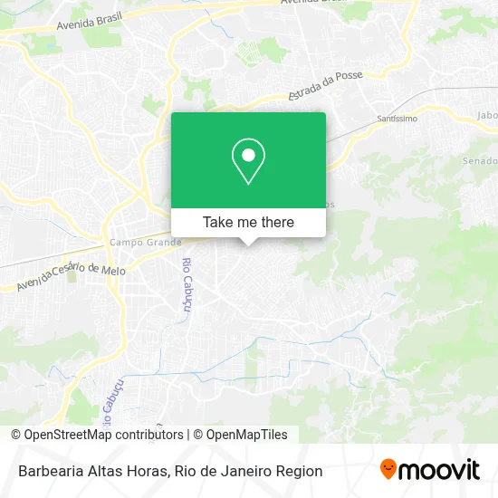Barbearia Altas Horas map