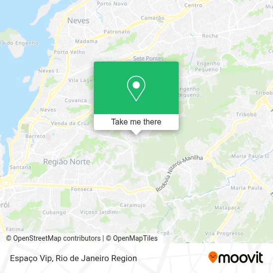 Espaço Vip map