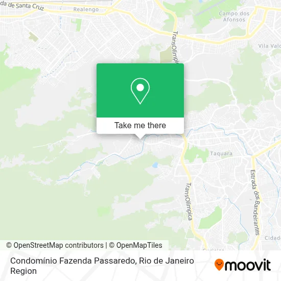 Condomínio Fazenda Passaredo map
