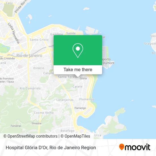 Hospital Glória D'Or map