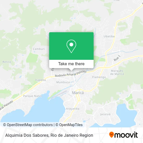 Alquimia Dos Sabores map