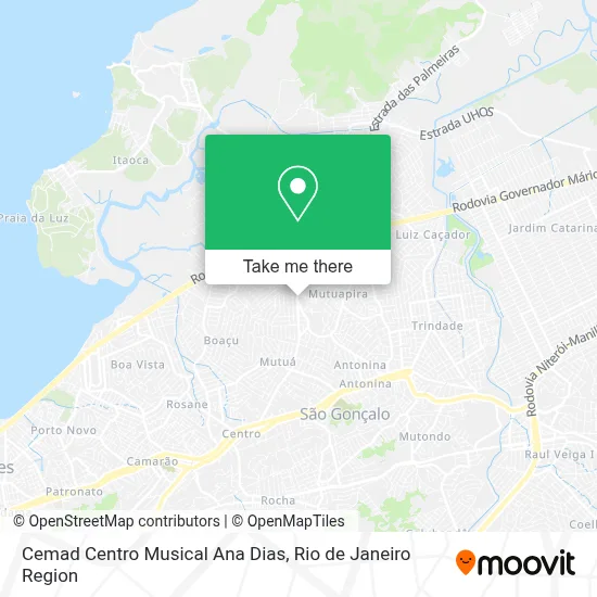 Cemad Centro Musical Ana Dias map
