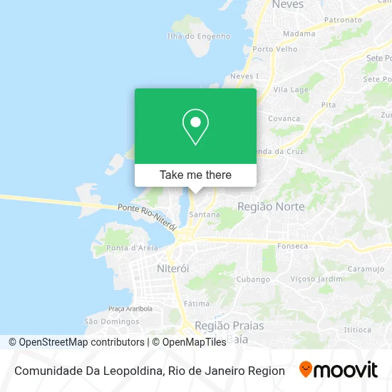 Comunidade Da Leopoldina map