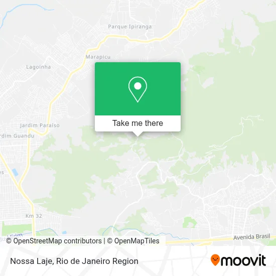 Nossa Laje map
