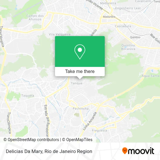 Delicias Da Mary map