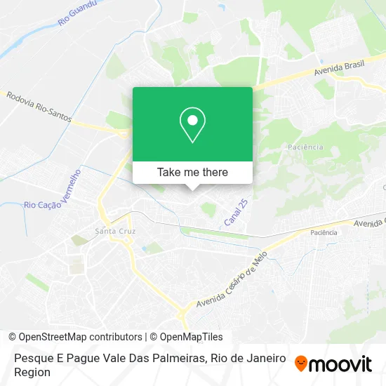 Pesque E Pague Vale Das Palmeiras map