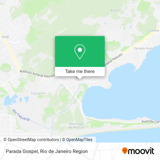 Parada Gospel map