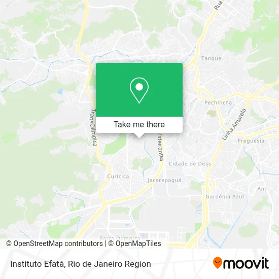 Instituto Efatá map