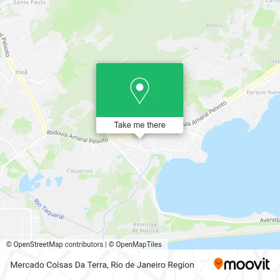 Mercado Coisas Da Terra map