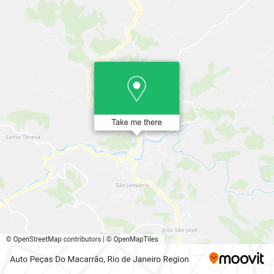 Auto Peças Do Macarrão map