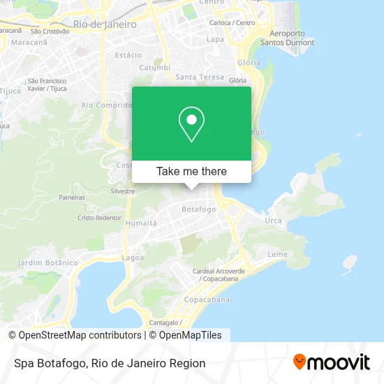 Spa Botafogo map