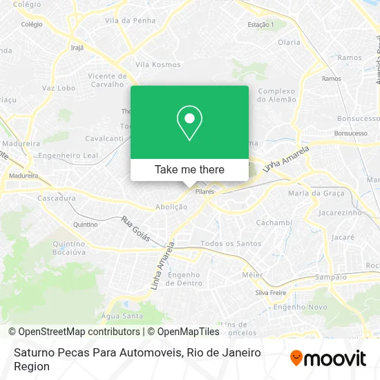 Saturno Pecas Para Automoveis map