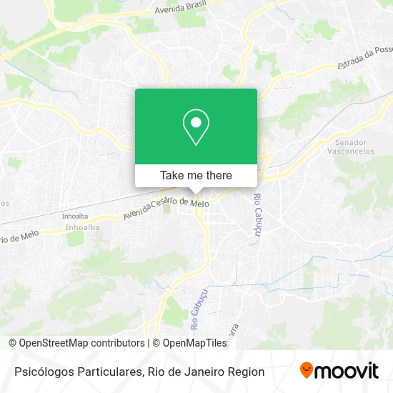 Psicólogos Particulares map