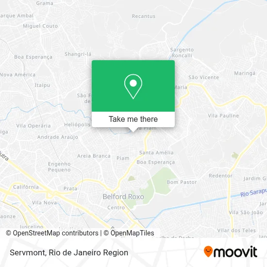 Servmont map