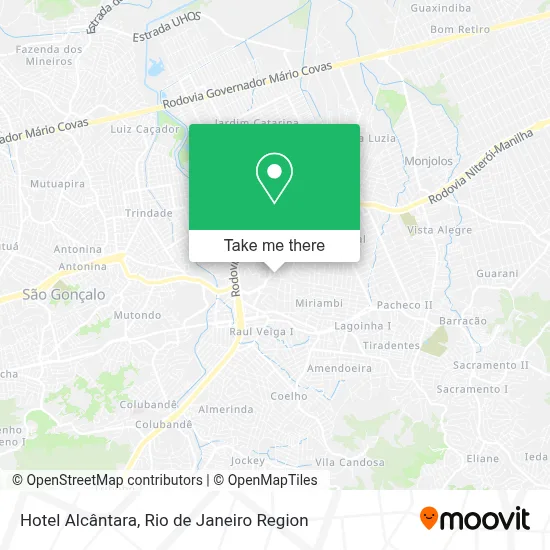 Hotel Alcântara map