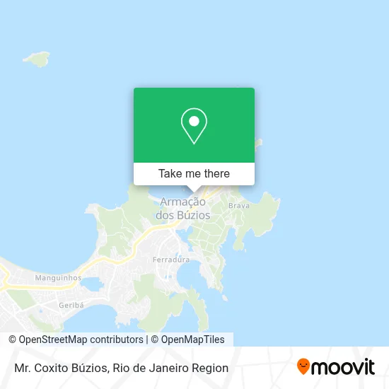 Mr. Coxito Búzios map