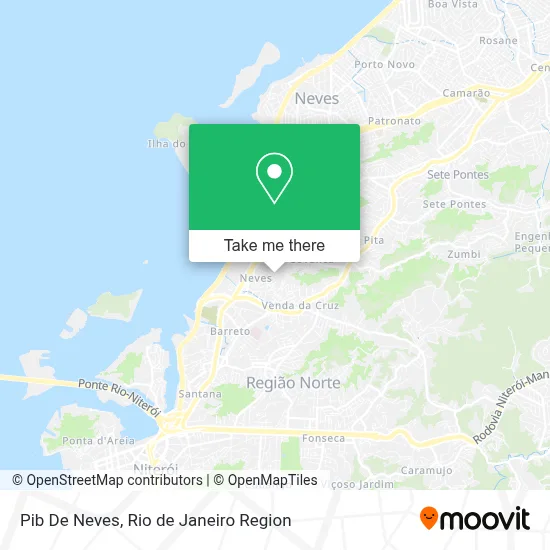 Pib De Neves map