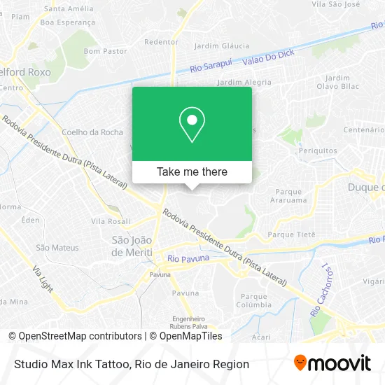 Studio Max Ink Tattoo map