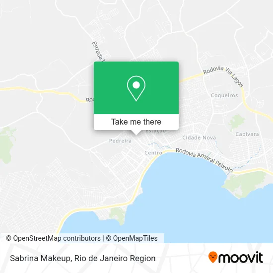 Sabrina Makeup map