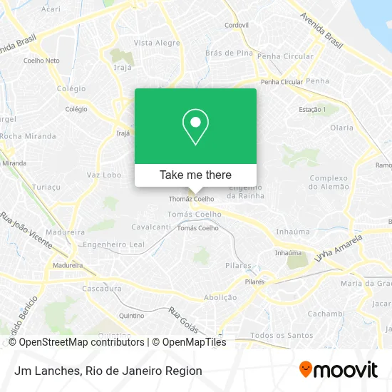 Jm Lanches map