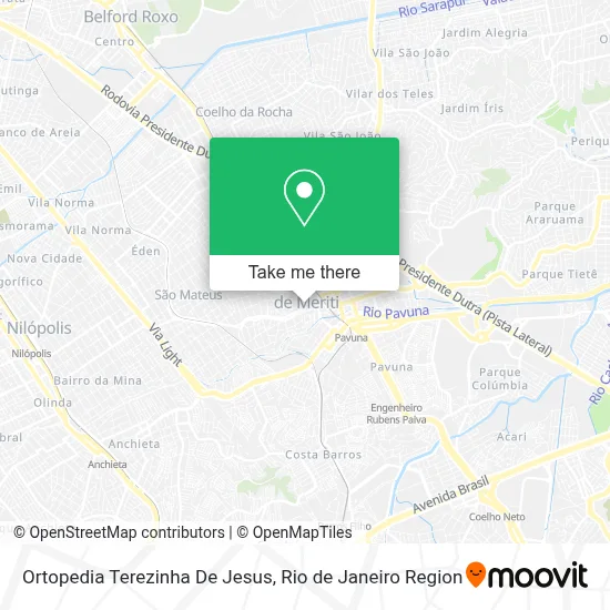 Ortopedia Terezinha De Jesus map