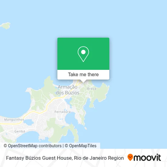 Fantasy Búzios Guest House map